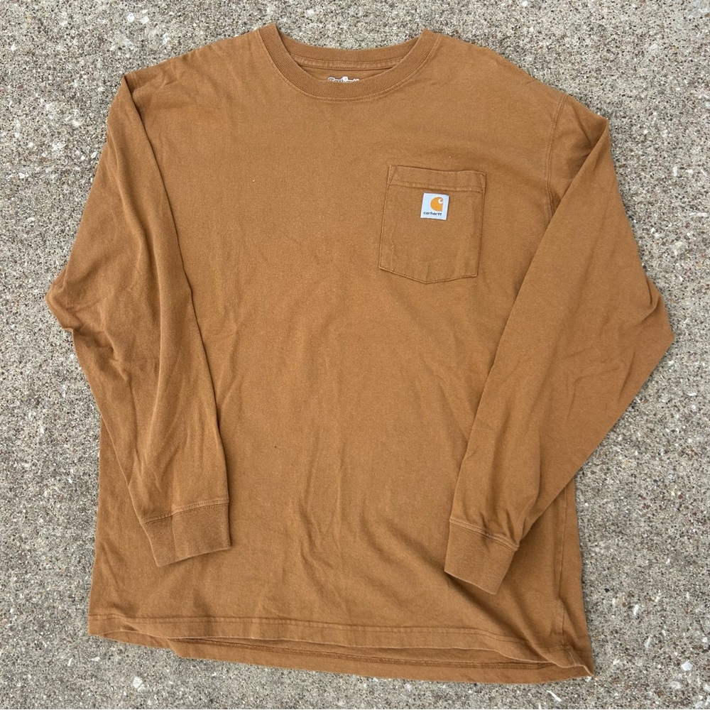 Carhartt Tan Cotton Crewneck
